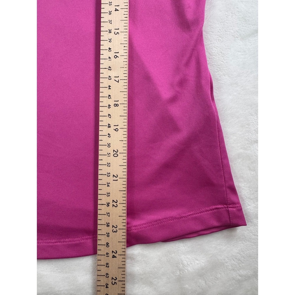 EP‎ New York Women's Pink Quarter Zip Short Sleeve Golf Polo Shirt Size S - Picture 8 of 8